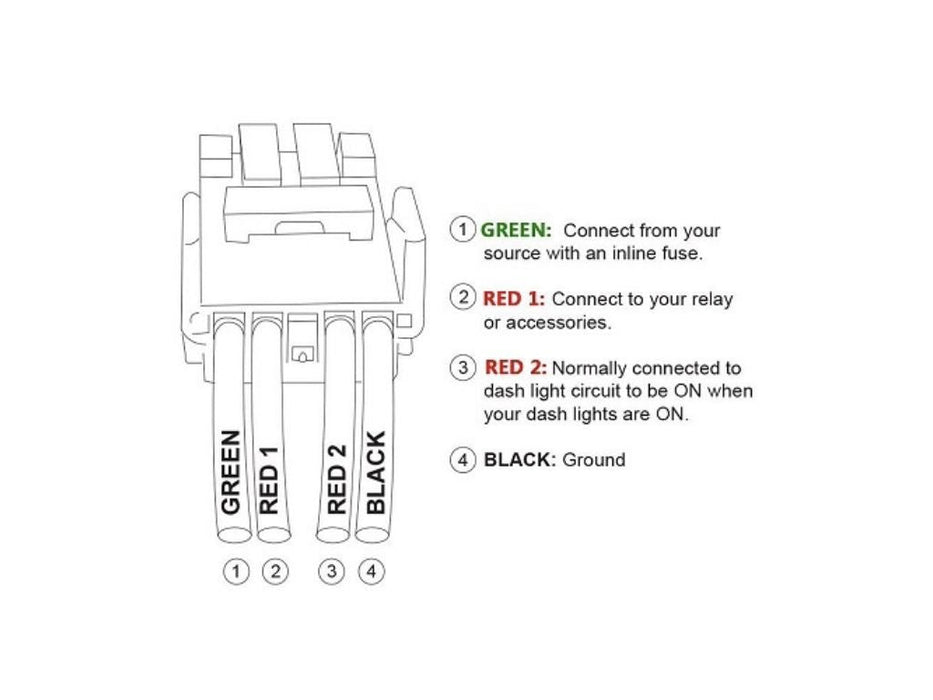 Small Style Toyota OEM Style "DITCH LIGHTS" Switch
