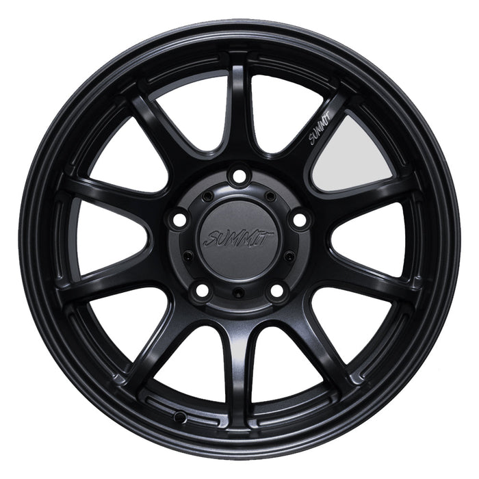 APEX / MATTE BLACK / 17X9.0 +0 (5 LUG)