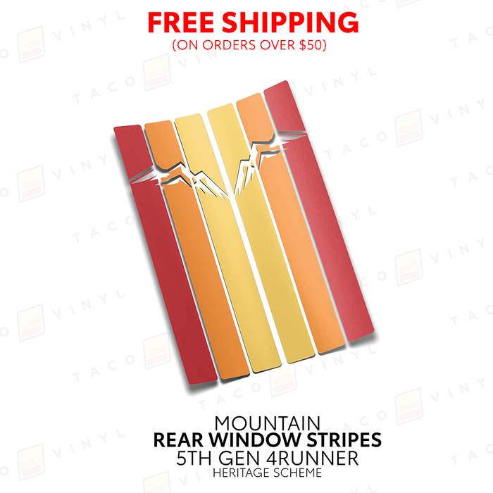 4Runner Rear Window Stripes