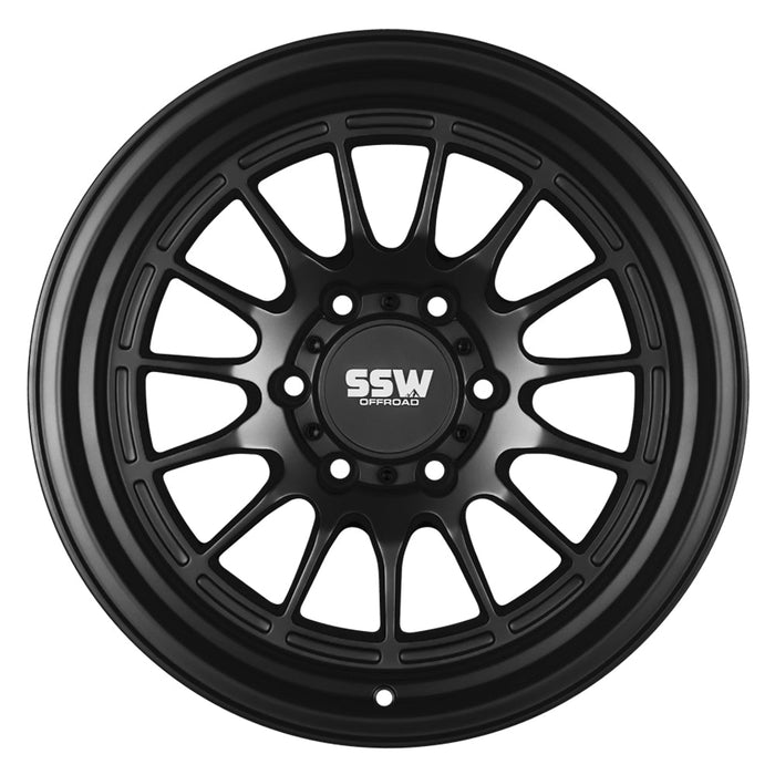 DAKAR / MATTE BLACK / 17X9.0 -25