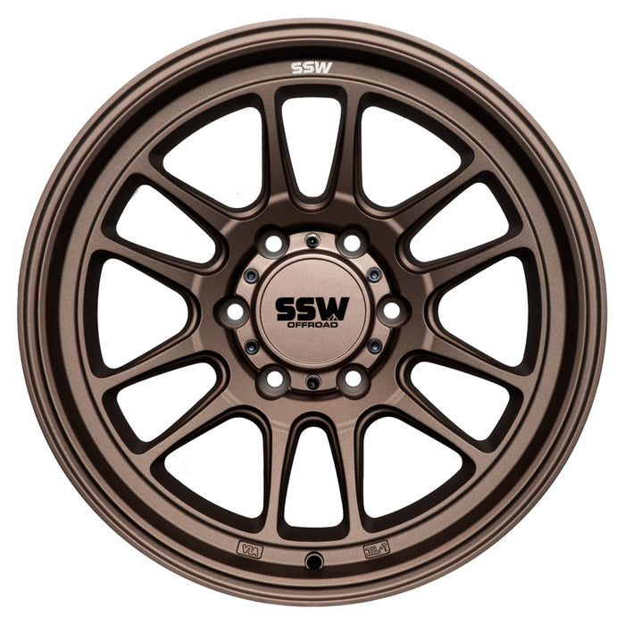 RAPTOR / MATTE BRONZE / 17X9.0 -12