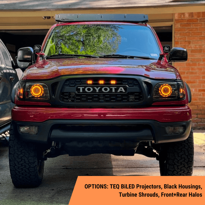 TEQ Customs LLC Headlights 01-04 Tacoma Turbine Headlights