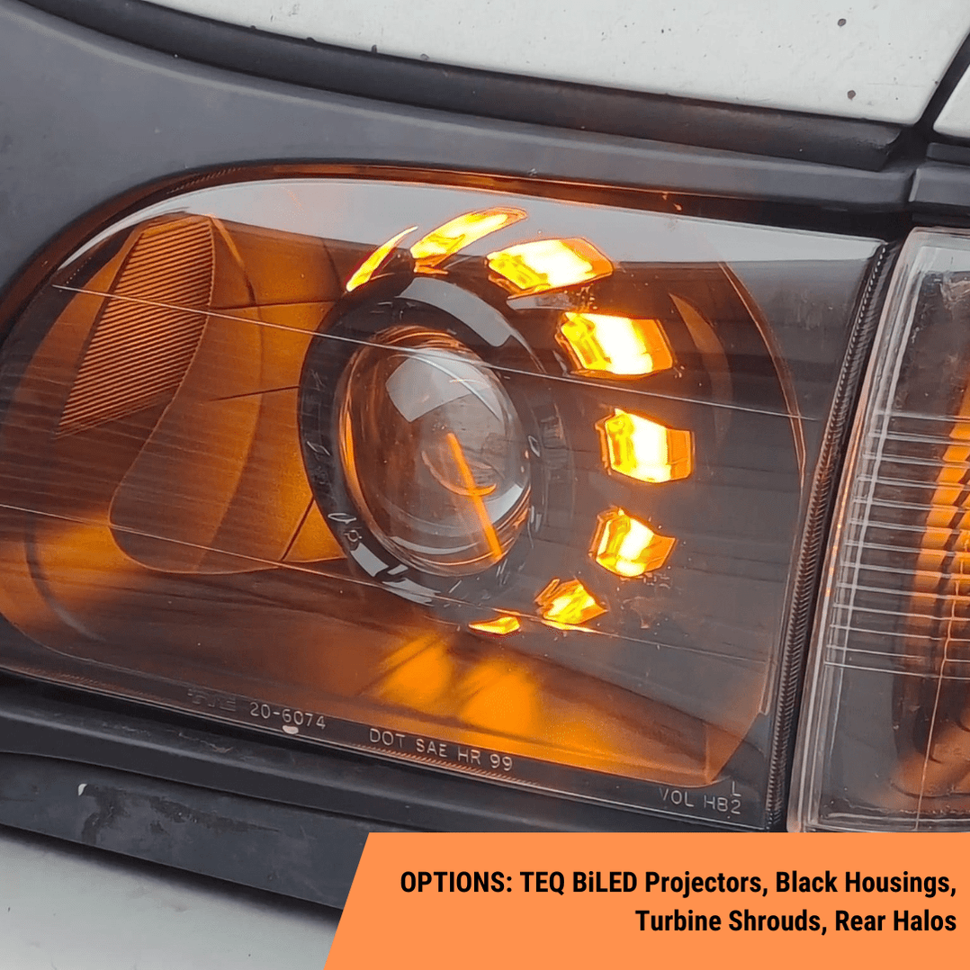 Smoke Lens Corner Signal Lights For Toyota Tacoma 2001-2004 – Front Bumper Set