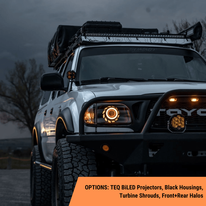 TEQ Customs LLC Headlights 01-04 Tacoma Turbine Headlights