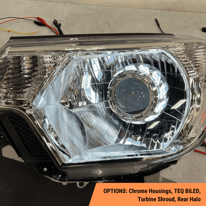 TEQ Customs LLC Headlights 12-15 Tacoma Turbine Edition Headlights