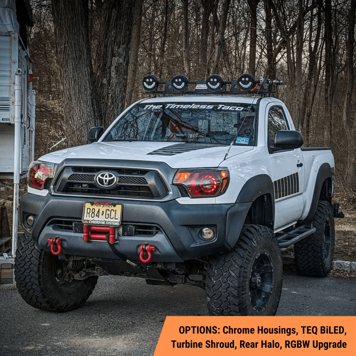 TEQ Customs LLC Headlights 12-15 Tacoma Turbine Edition Headlights