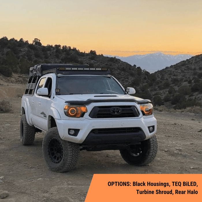 TEQ Customs LLC Headlights 12-15 Tacoma Turbine Edition Headlights