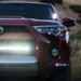 led quattro pod light mounted as a ditch light on a toyota 4runner