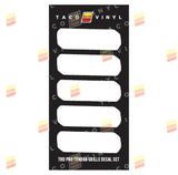 Tundra Pro Grille Decals