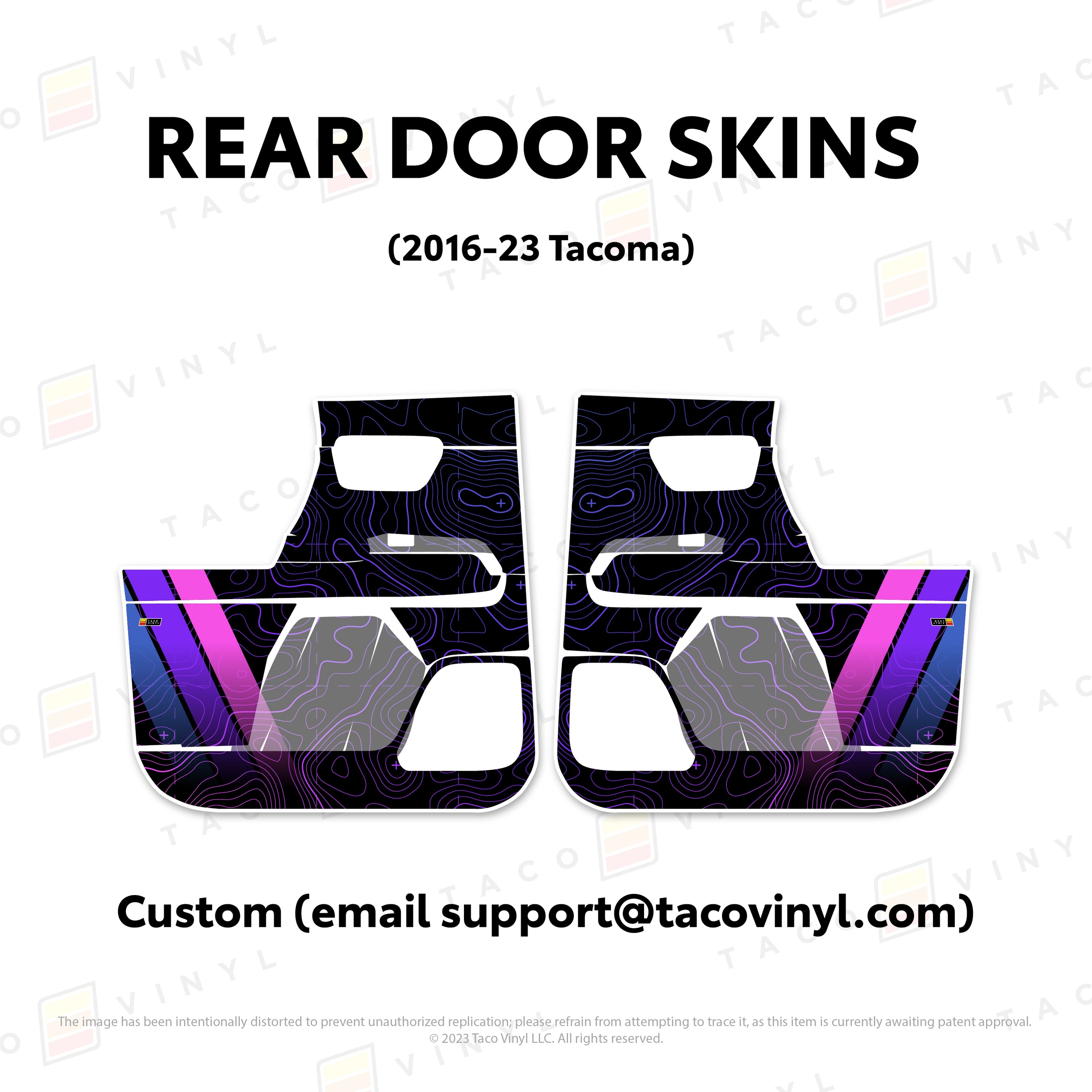 Door Skins for 20162023 Toyota — Taco Vinyl