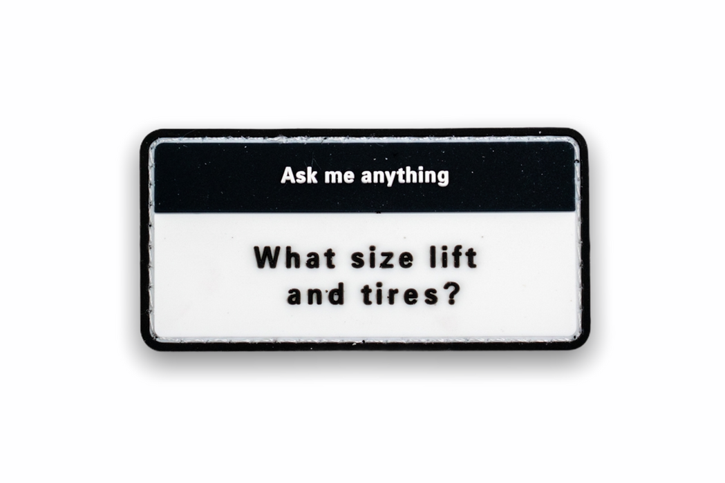 What Lift and Tires Patch