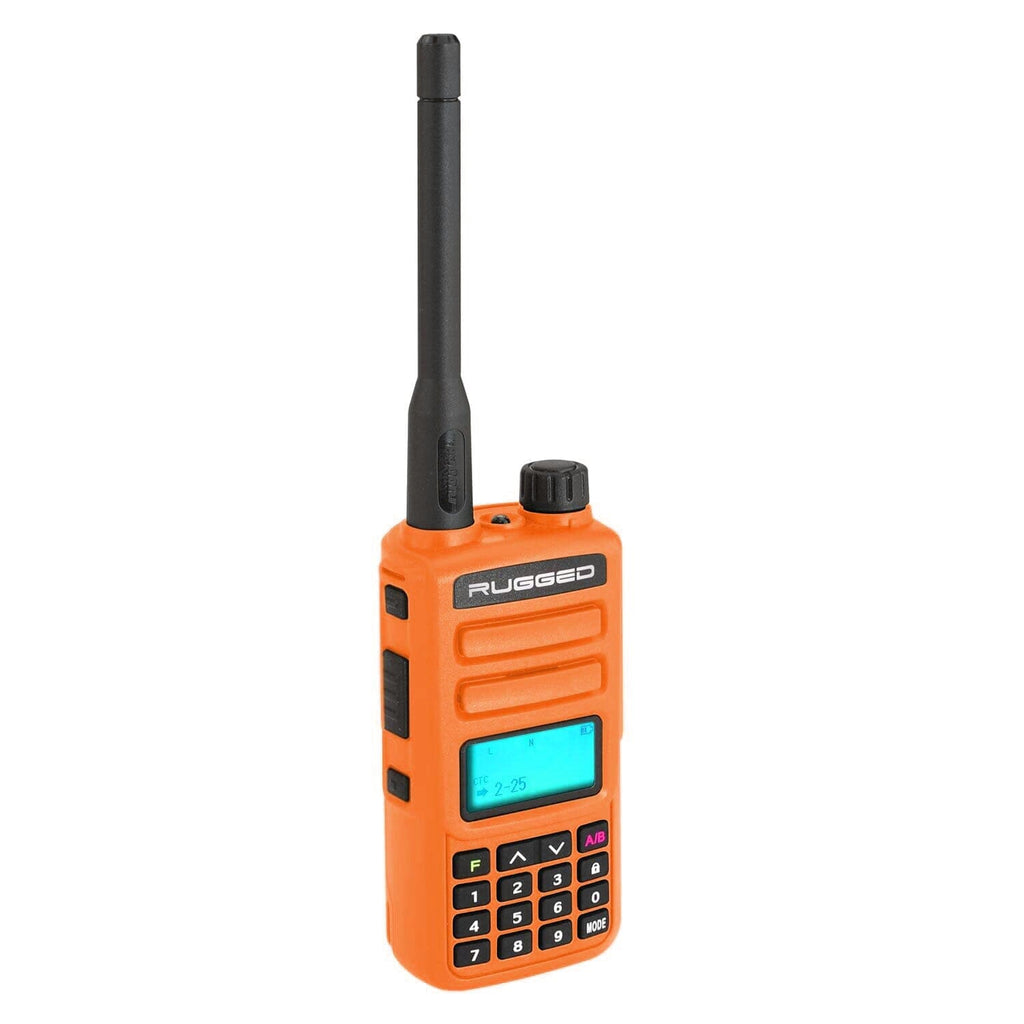 Rugged GMR2 GMRS/FRS Handheld Radio - Safety Orange — Taco Vinyl